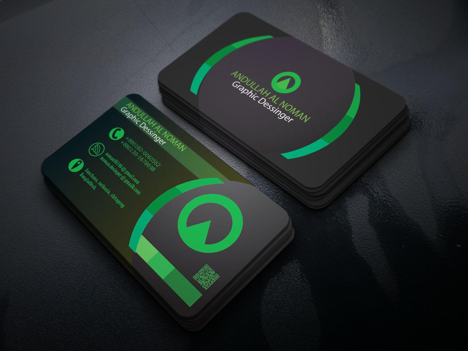 Stunning Business Card Design With Stylish Graphics 5