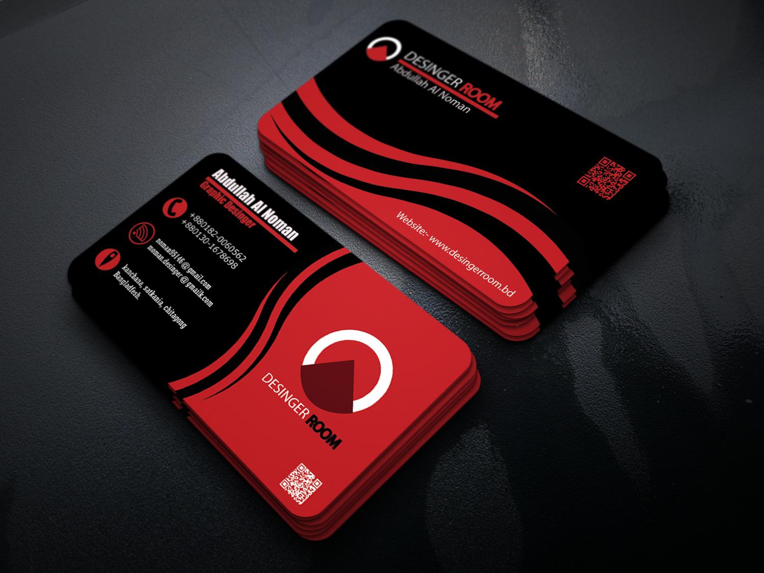 Stunning Business Card Design With Stylish Graphics